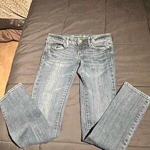 American Eagle Outfitters Straight Leg Blue Jeans